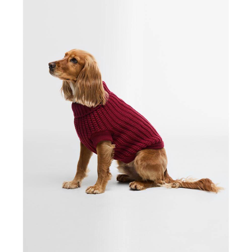 Barbour Saltburn Red Dog Jumper